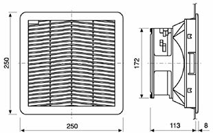 Peekn Services | FF250-240 Installation Dimensions