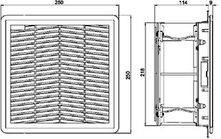 Peekn Services | FF250-360 Installation Dimensions