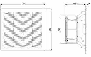 Peekn Services | FF250-360 Installation Dimensions