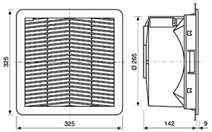 FF325-650 Dimensions